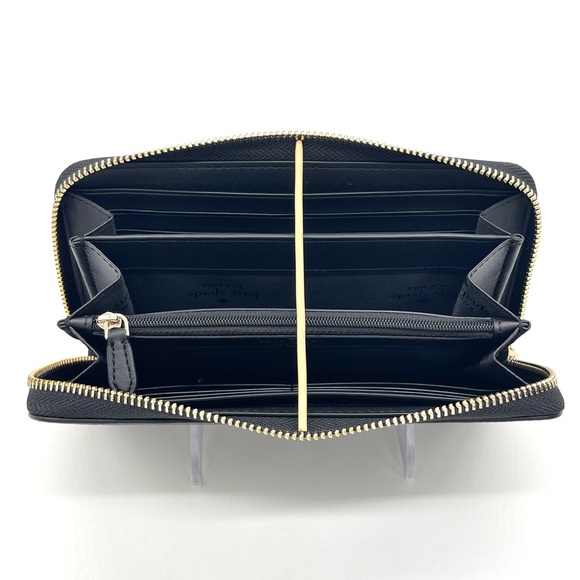 Kate Spade Leila Large Continental Wallet Black - Picture 6 of 8